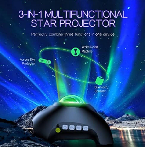 Nebula Room Projector – Starry Sky Light Display for Home Ambiance and Relaxation Paws & Play