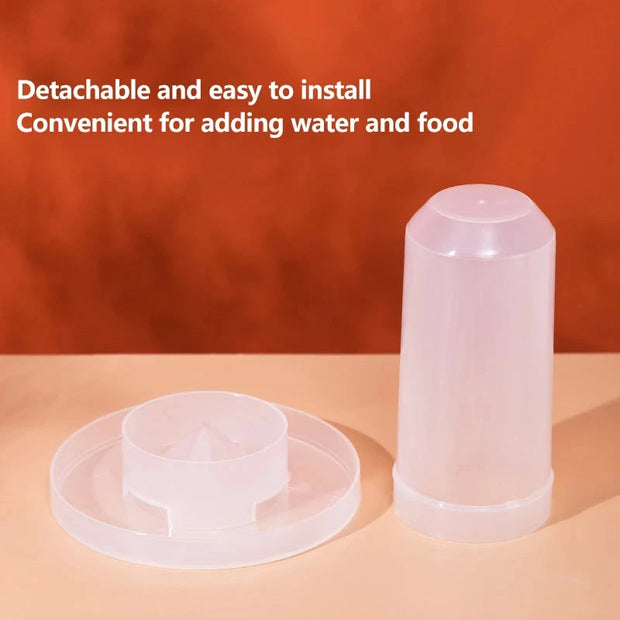 automatic bird drinker Cup Fountain Pet Bird Plastic Feeder Drinker Water Food Tray Tank Bird Pigeon Cage Supplies Brodster Market