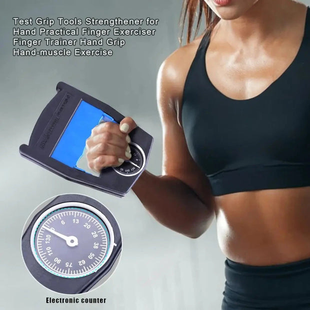 Grip Strength Meter Lightweight Strength Trainer Handheld Grip Strength Tester Dynamometer for Measuring Hand Power for Hand Brodster Market