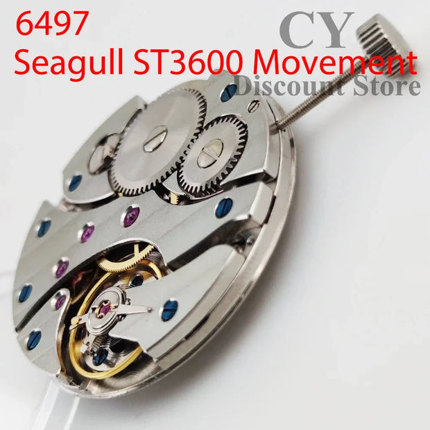 ST3600 Mechanical Movement High Accuracy  17 Jewels Replace ETA 6497 Movement for men's watch wrist watch men Brodster Market