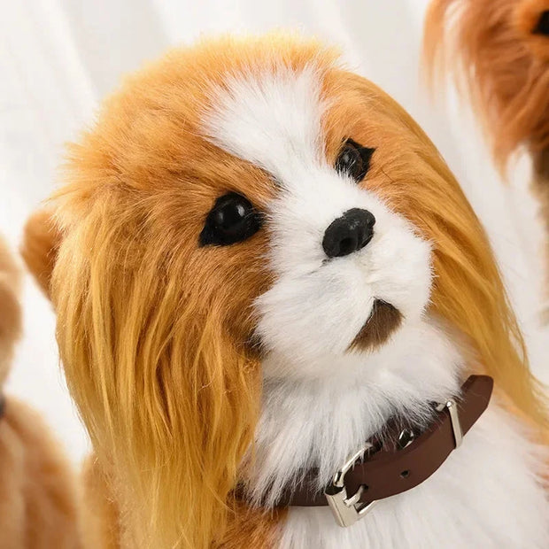 New Simulation Electric Pet Dog Voice Control Walking Nodding Music Touch Robot Animal Plush Pet Children's Toy Gift Brodster Market