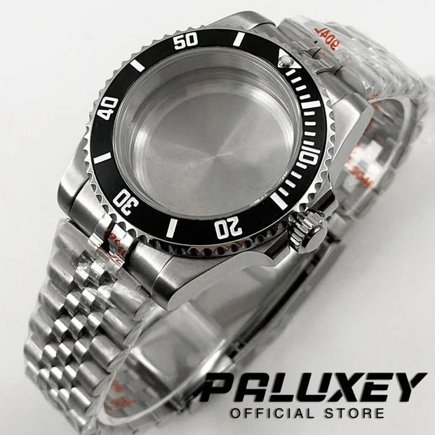 NH35 40mm Diver Waterproof For NH34 NH35 NH36 ETA2824 Movement Black Purple GMT Bezel Sapphire Glass Watch Case Glide Lock Clasp Brodster Market