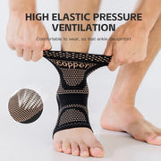 1 PC Outdoor Sports Knitting Elastic Copper Ankle Protection, Ankle Sprain Protection, Ankle Wrist Daily Exercise Cycling equipm Brodster Market