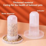 automatic bird drinker Cup Fountain Pet Bird Plastic Feeder Drinker Water Food Tray Tank Bird Pigeon Cage Supplies Brodster Market