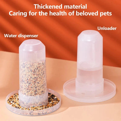 automatic bird drinker Cup Fountain Pet Bird Plastic Feeder Drinker Water Food Tray Tank Bird Pigeon Cage Supplies Brodster Market