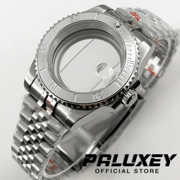 NH35 40mm Diver Waterproof For NH34 NH35 NH36 ETA2824 Movement Black Purple GMT Bezel Sapphire Glass Watch Case Glide Lock Clasp Brodster Market