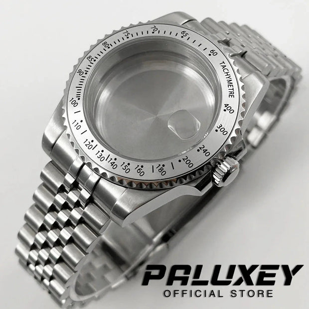 NH35 40mm Diver Waterproof For NH34 NH35 NH36 ETA2824 Movement Black Purple GMT Bezel Sapphire Glass Watch Case Glide Lock Clasp Brodster Market