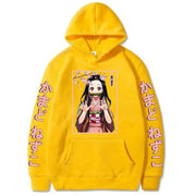 Autumn And Winter Popular Anime Kamado Nezuko Printed Hooded Hoodies For Women Coat Fashion Plus Size Clothing Brodster Market