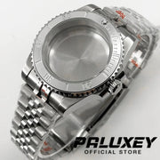 NH35 40mm Diver Waterproof For NH34 NH35 NH36 ETA2824 Movement Black Purple GMT Bezel Sapphire Glass Watch Case Glide Lock Clasp Brodster Market