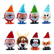 Christmas Decoration Jumpy Toys Snowman Santa Claus Penguin For Festive Party Supplies Children Kindergarten New Year Gifts