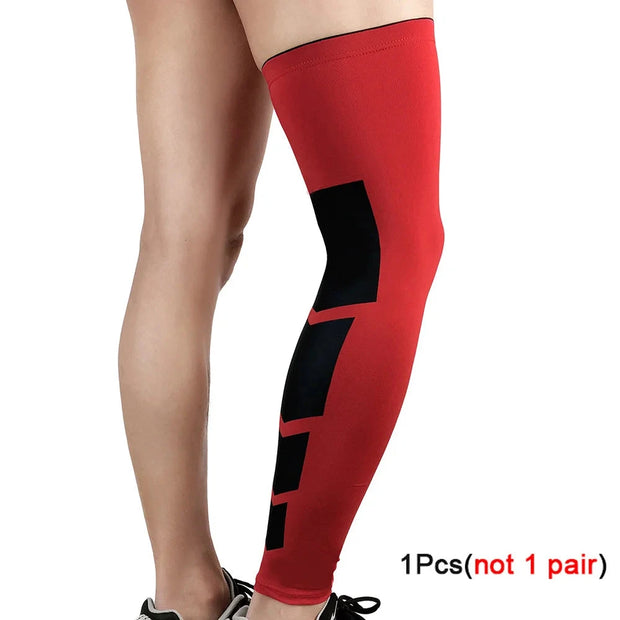 TopRunn 1PCS Super Elastic Basketball Leg Warmers Calf Thigh Compression Sleeves Knee Brace Soccer Volleyball Cycling Brodster Market