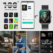 New Ultra Thin Smart Watch men 1.96" AMOLED 360*360 HD Pixel Display Always Show Time Call Reminder Smartwatch Ladies For huawei Brodster Market