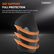 Crazyfox 2 Pack Knee Braces for Knee Pain, Knee Compression Sleeve for Men and Women, Knee Support for Meniscus Tear,Weightlift Brodster Market