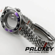 NH35 40mm Diver Waterproof For NH34 NH35 NH36 ETA2824 Movement Black Purple GMT Bezel Sapphire Glass Watch Case Glide Lock Clasp Brodster Market