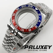 NH35 40mm Diver Waterproof For NH34 NH35 NH36 ETA2824 Movement Black Purple GMT Bezel Sapphire Glass Watch Case Glide Lock Clasp Brodster Market