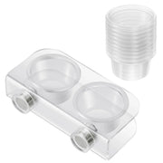 Premium Acrylic Pet Feeder Reptile Feeding Cups Gecko Food Bowls Animal Feeding Supplies Reptile Watering Dishes For Brodster Market