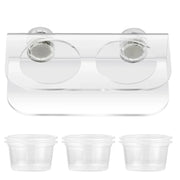 Premium Acrylic Pet Feeder Reptile Feeding Cups Gecko Food Bowls Animal Feeding Supplies Reptile Watering Dishes For Brodster Market