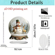 Christmas series of gifts Home desktop decoration 2D acrylic handicraft ornament