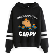 Kawaii Cartoon Capybara Hoodies Women/men Harajuku Fashion Graphic Streetwear Unisex Winter Warm Sweatshirts Hooded Female/male Brodster Market