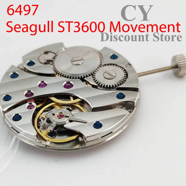 ST3600 Mechanical Movement High Accuracy  17 Jewels Replace ETA 6497 Movement for men's watch wrist watch men Brodster Market