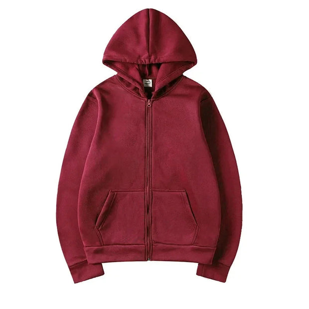 2025 Women Fleece Zip Up Hoodies Running Sports Sweatshirts Fashion Female Classic Casual Zipper Jackets Y2k Hip Hop Streetwear Brodster Market