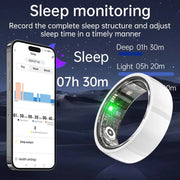Smart Ring Bluetooth 5.1 Sleep Camera Remote Control Multiple Exercise Modes Wearable Fitness Ring Brodster Market