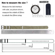 High Quality Nylon Watch Strap 18/20/22mm Brown Green Black Band for Military Casual Watchband Army Sport Bracelet Replace Belt Brodster Market