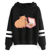 Kawaii Cartoon Capybara Hoodies Women/men Harajuku Fashion Graphic Streetwear Unisex Winter Warm Sweatshirts Hooded Female/male Brodster Market