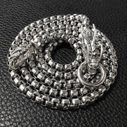 Dragon Head Pendants Bracelets EDC Self Defense Whip Titanium Steel Necklace Fashion Chain Waist Boy Gadgets For Men Cool Gifts Brodster Market