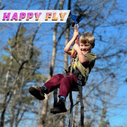 30m Zipline Kit for Kids with Stainless Steel Spring Brake and Seat Trolley with Handle for Backyard Brodster Market