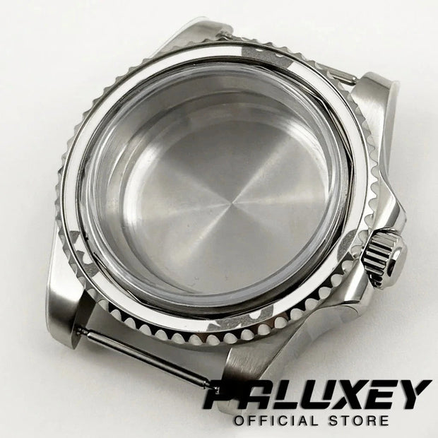 NH35 40mm Diver Waterproof For NH34 NH35 NH36 ETA2824 Movement Black Purple GMT Bezel Sapphire Glass Watch Case Glide Lock Clasp Brodster Market