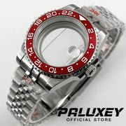 NH35 40mm Diver Waterproof For NH34 NH35 NH36 ETA2824 Movement Black Purple GMT Bezel Sapphire Glass Watch Case Glide Lock Clasp Brodster Market