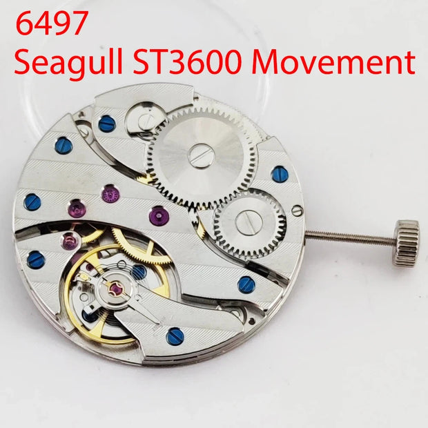 ST3600 Mechanical Movement High Accuracy  17 Jewels Replace ETA 6497 Movement for men's watch wrist watch men Brodster Market
