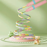 Rope Skipping Colorful Soft Beads Beaded Skipping Jump Rope For Kindergarten Pupil Choldren Beginners Brodster Market