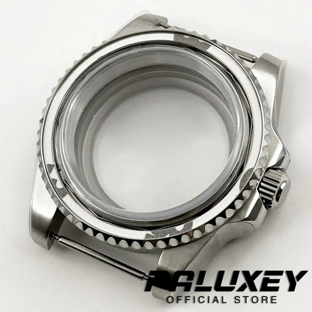 NH35 40mm Diver Waterproof For NH34 NH35 NH36 ETA2824 Movement Black Purple GMT Bezel Sapphire Glass Watch Case Glide Lock Clasp Brodster Market