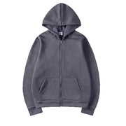 2025 Women Fleece Zip Up Hoodies Running Sports Sweatshirts Fashion Female Classic Casual Zipper Jackets Y2k Hip Hop Streetwear Brodster Market