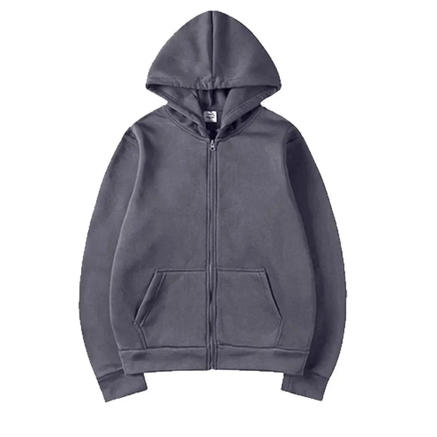 2025 Women Fleece Zip Up Hoodies Running Sports Sweatshirts Fashion Female Classic Casual Zipper Jackets Y2k Hip Hop Streetwear Brodster Market