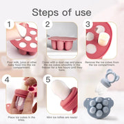 Baby Fruit Feeder Food Grade Silica Gel Pacifier Silicone Teething Nipple Feeding Grind Fruits Vegetable for Baby's Meal Feeding Brodster Market