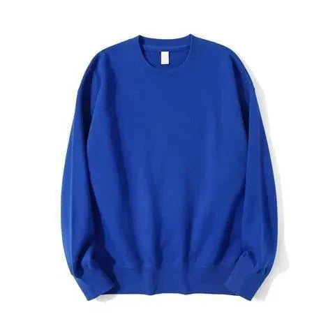 Women Men Autumn Cotton Pullover Sweatshirts O-neck Casual Loose Simple Solid Tops Harajuku Long Sleeve Multicolor Sweatshirts Brodster Market