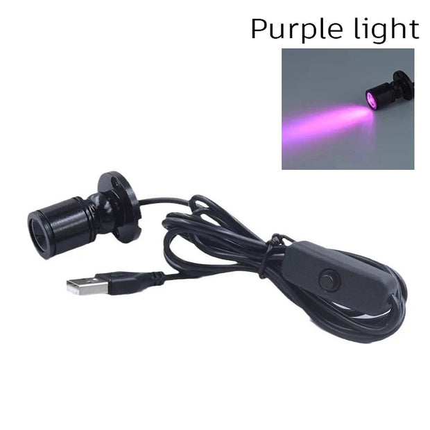 LED USB 5V 3W Led Spot Light Surface Mounted Cabinet Showcase Counter Jewelry Lamp Rotatable Angle Ceiling Mini Spotlight Brodster Market