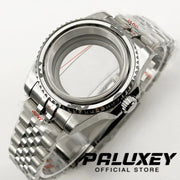 NH35 40mm Diver Waterproof For NH34 NH35 NH36 ETA2824 Movement Black Purple GMT Bezel Sapphire Glass Watch Case Glide Lock Clasp Brodster Market