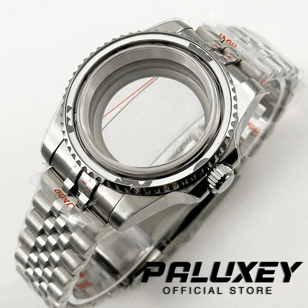 NH35 40mm Diver Waterproof For NH34 NH35 NH36 ETA2824 Movement Black Purple GMT Bezel Sapphire Glass Watch Case Glide Lock Clasp Brodster Market