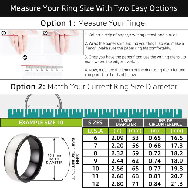 T5577 Chip RFID Black or White Ceramics Smart Finger Rewrite Ring 125KHZ Wear for Men or Women Brodster Market