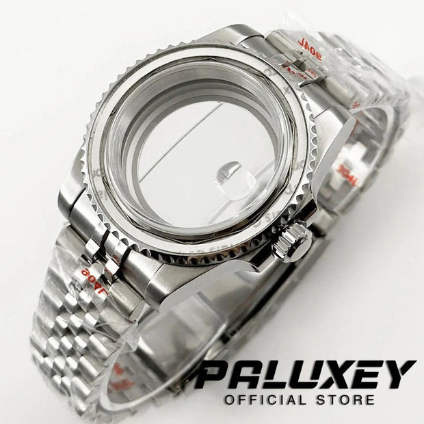 NH35 40mm Diver Waterproof For NH34 NH35 NH36 ETA2824 Movement Black Purple GMT Bezel Sapphire Glass Watch Case Glide Lock Clasp Brodster Market