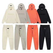 FW22 Classic Brand Men's Hoodie Luxury Design Chest Two Rows Plush Letter Hoodie Women's Loose Hoodie Fashion Unisex Pants Set Brodster Market