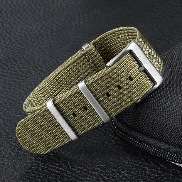 High Quality Nylon Watch Strap 18/20/22mm Brown Green Black Band for Military Casual Watchband Army Sport Bracelet Replace Belt Brodster Market