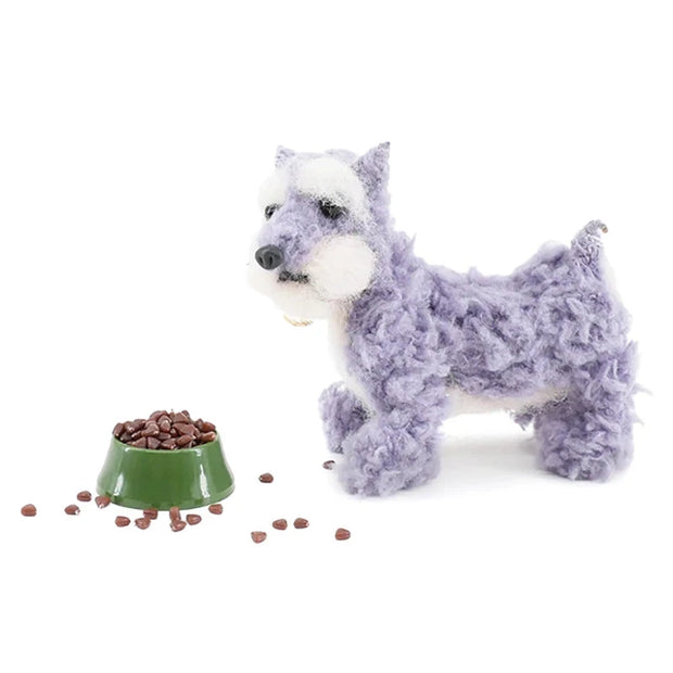 1/12 Dollhouse Miniature Pet Dog Cat Food On Bowl Kitchen Garden Decor Meow Food Bowl Doll House Accessories Brodster Market