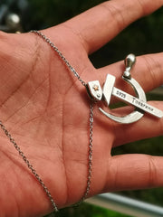 Y2k Charms USSR Faith Hammer and Sickle Pendants Cool Necklace Men's Punk Jewelry Chains Boy EDC Gadgets Lovers Girls Gifts Brodster Market