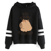 Kawaii Cartoon Capybara Hoodies Women/men Harajuku Fashion Graphic Streetwear Unisex Winter Warm Sweatshirts Hooded Female/male Brodster Market