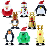 Christmas Decoration Jumpy Toys Snowman Santa Claus Penguin For Festive Party Supplies Children Kindergarten New Year Gifts